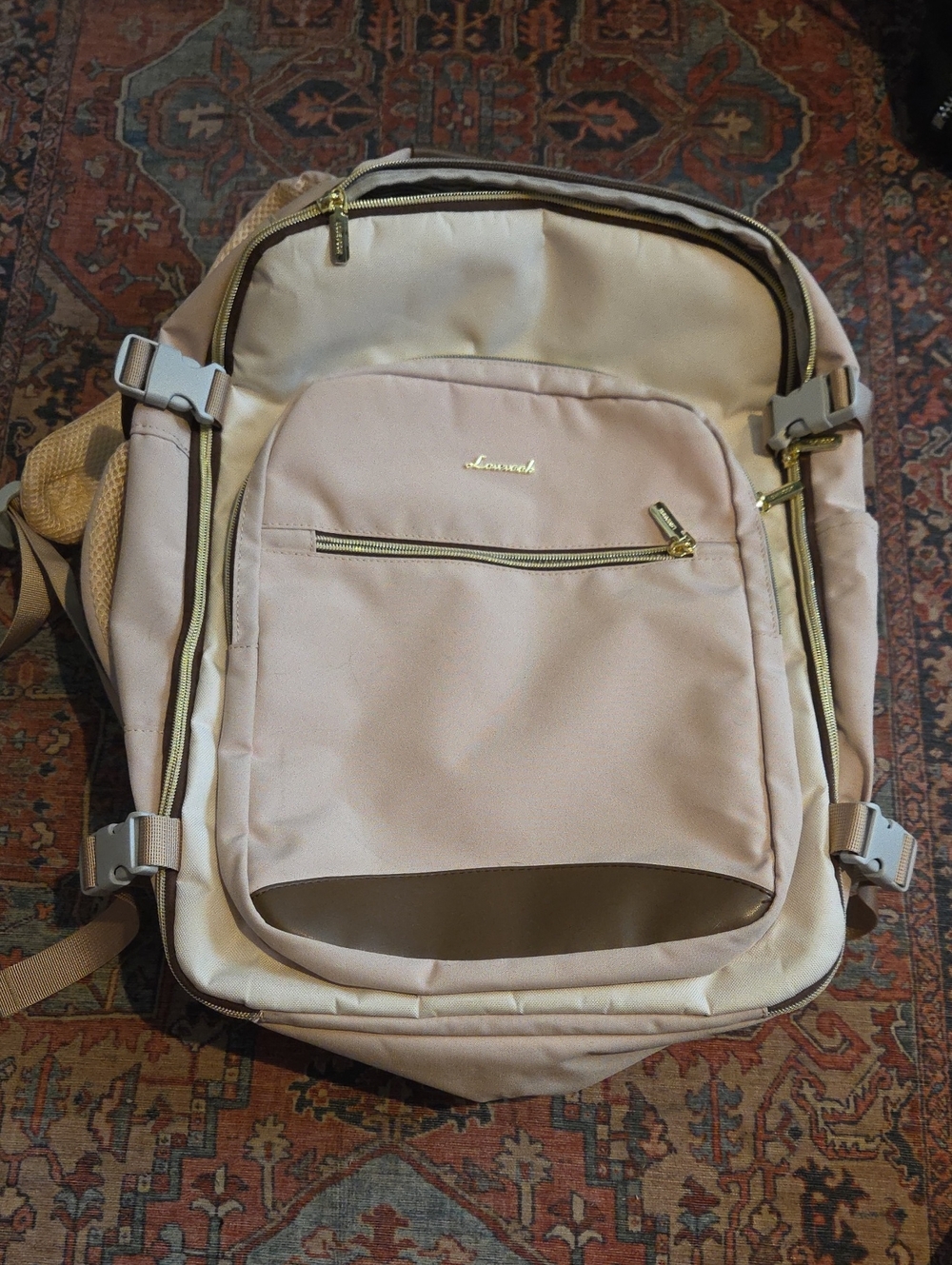 Lovevook Large 50L Canvas Travel Backpack - Picture 2 of 11